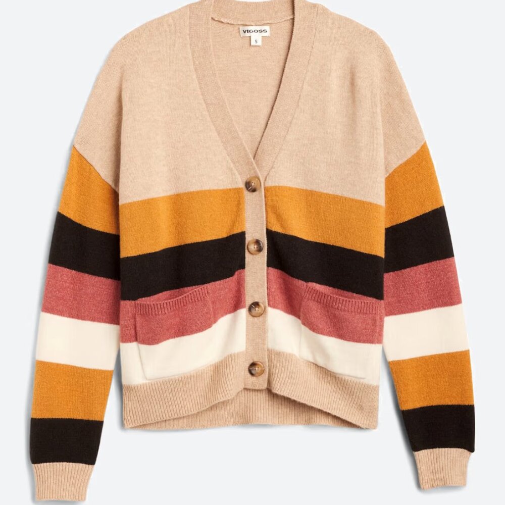 Vigoss Saylah Long Sleeve Cardigan, Size M